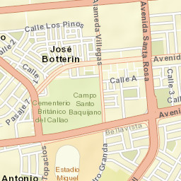 Callao Street Map