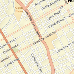 Huancayo Street Map