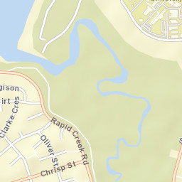 Rapid Creek Street Map