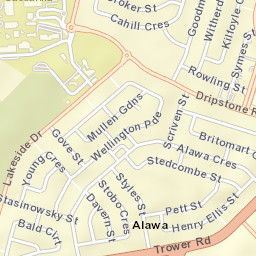Alawa Street Map