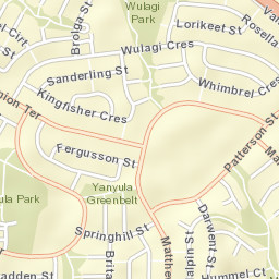 Wulagi Street Map
