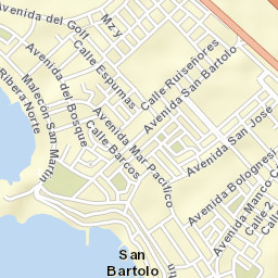 San Bartolo Street Map
