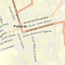 Pampas Street Map