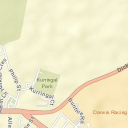 Fannie Bay Street Map