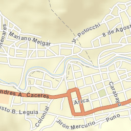 Huancavelica Street Map
