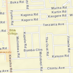 Ndola Street Map