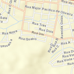 Campos Belos Street Map