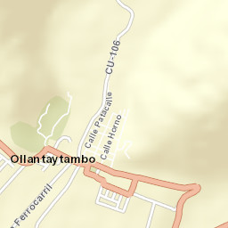 Ollantaytambo Street Map