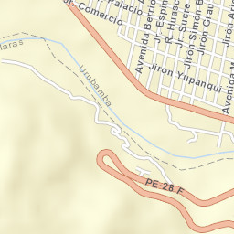 Urubamba Street Map