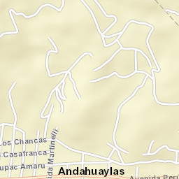 Andahuaylas Street Map