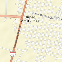 Villa Tupac Amaru Street Map