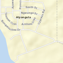 Alyangula Street Map