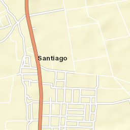 Santiago Street Map