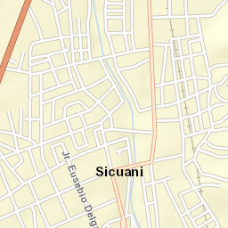 Sicuani Street Map