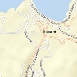 Itacaré Street Map
