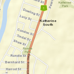 Katherine South Street Map