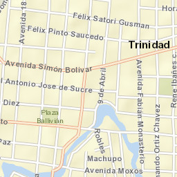 Trinidad Street Map