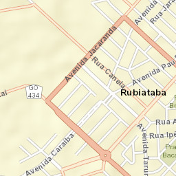 Rubiataba Street Map