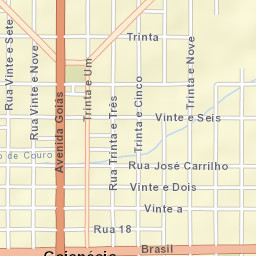 Goianésia Street Map