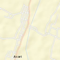 Acarí Street Map