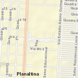 Planaltina Street Map