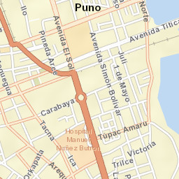 Puno Street Map
