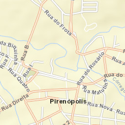Pirenópolis Street Map