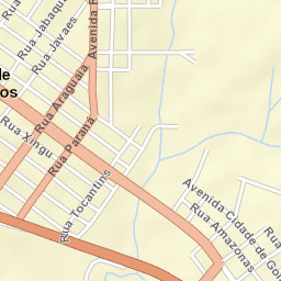 São Luís de Montes Belos Street Map