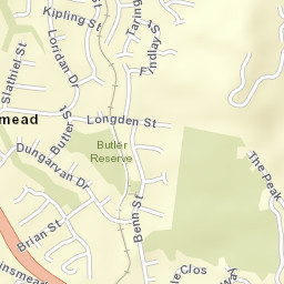 Brinsmead Street Map