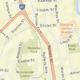 Mareeba Street Map