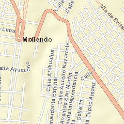 Mollendo Street Map