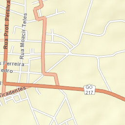 Piracanjuba Street Map
