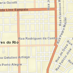 Pires do Rio Street Map