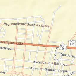 Edéia Street Map