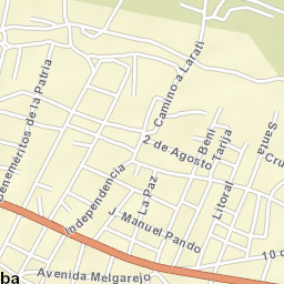 Sacaba Street Map