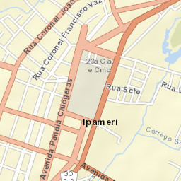 Ipameri Street Map