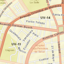 German Busch Street Map