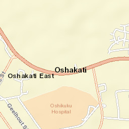 Oshakati Street Map