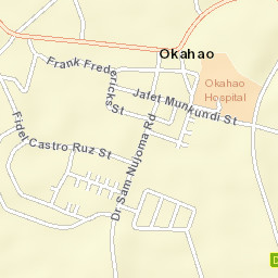 Okahao Street Map