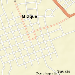 Mizque Street Map