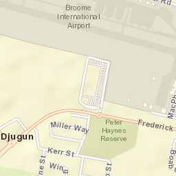 Djugun Street Map