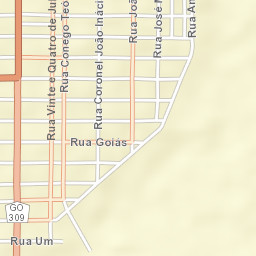 Buriti Alegre Street Map