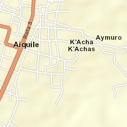 Aiquile Street Map