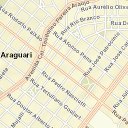 Araguari Street Map
