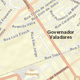 Governador Valadares Street Map