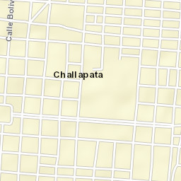 Challapata Street Map
