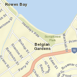 Belgian Gardens Street Map