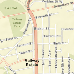 Railway Estate Street Map