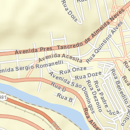 Coronel Fabriciano Street Map