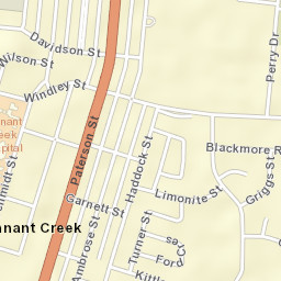 Tennant Creek Street Map